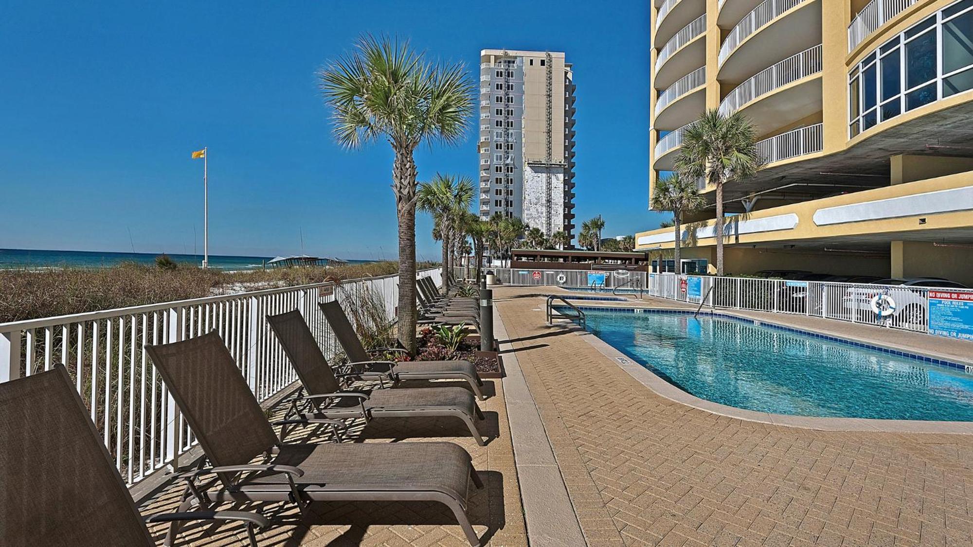 Parking Included-Beachfront 2Bd Ocean Villa! Gorgeous Amenities, Private Complex Panama City Beach Esterno foto
